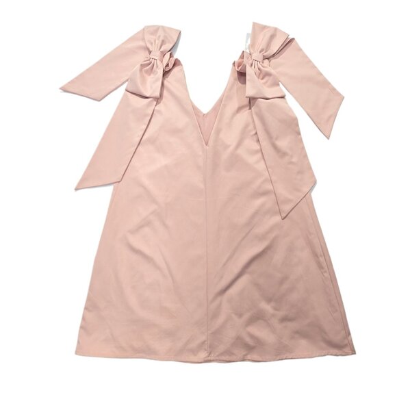 FORE New York & Company Women’s Pink Shoulder Bow Party Mini Dress Size S - Picture 9 of 12